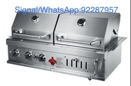 嵌入式戶外燒烤爐 / Build in Gas BBQ Grill / 碳+石油氣 / charcoal+gas