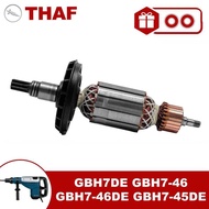 Ac220-220V Dd Armature Rotor Anchor Replacement For BOSCH Rotary Mer Gbh7de Gbh7-46 Gbh7-46De