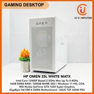 HP OMEN 35L WHITE MATX GAMING INTEL CORE I5-12400F 16GB RAM 500GB NVME SSD GTX-1650 SUPER USED REFUR
