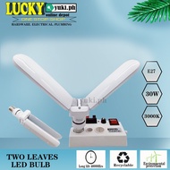 E27 FOLDABLE CEILING LIGHT TWO LEAVES LED BULB 30W (3000K)