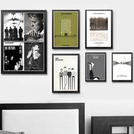 Joy Division happy split Coated paper rock old poster post punk band painting