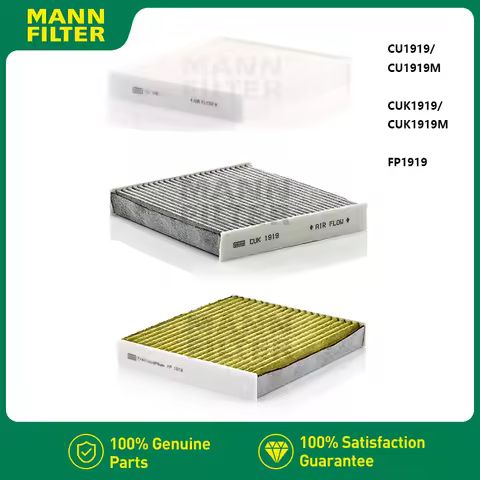 MANNFILTER CU1919M/CUK1919M/FP1919 Cabin Air Filter Fits TOYOTA Corolla Prado LEXUS CT ES GS GX LX N