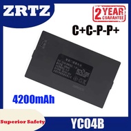 New ZRTZ 4200mAh~5000mAh for Smart Door Lock Battery YC03B YC03A YC04D YC03E YC04B YC03D YC04C YC04E