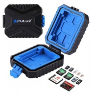 PULUZ - 胖牛 記憶卡盒，可容納11種卡：3SIM + 2XQD + 2CF + 2TF + 2SD CARD