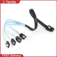 Internal Mini SAS SFF-8087 36-Pin to 4 SATA 7-Pin Forward Breakout Cable