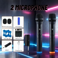 UHF Wireless Microphone Wireless Karaoke Microphone Dynamic Mikrofon Tanpa Wayar Wireless Mic Profes