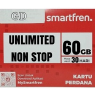 Perdana Smartfren Unlimited Nonstop 60Gb