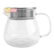 Heat Resistant Coffee Pot Hand Brewing Coffee Pot Steel Cover Transparent Sharing Pot Glass Brewing 