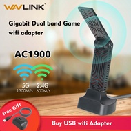 Wavlink AC1900 2.4GHz + 5Ghz USB3.0 Wireless Network Adapter Dual Band Wi-Fi Wireless USB Adapter wi