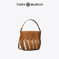 TORY BURCH MCGRAW Small Stripe Crossbody Bucket Bag 143550