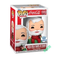 Coca Cola Chaibaoqu FUNKO POP 173 Coca-Cola Santa Claus FS Sticker Channel Limited Edition Mascot Br