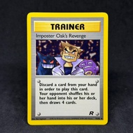 Vintage Pokemon TCG Imposter Oak’s Revenge 76/82 2000 Team Rocket Unlimited Trading Card Game Gengar