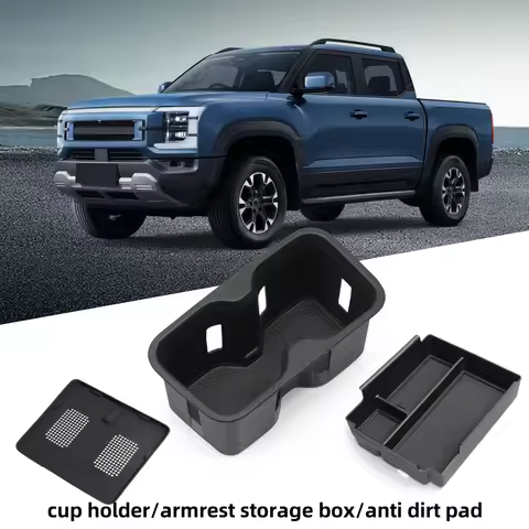 for BYD Shark 2025 2024 Armrest Storage Box/Car Cup Holder/Wireless Charging Anti Dirt Pad Accessori