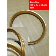 RimStar ALLOY RIM (U-SHAPE) 160 X 17 36H CR7 Quality