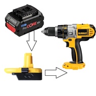 BOSCH 18v battery adapter for DEWALT 18v (machine and battery not included)