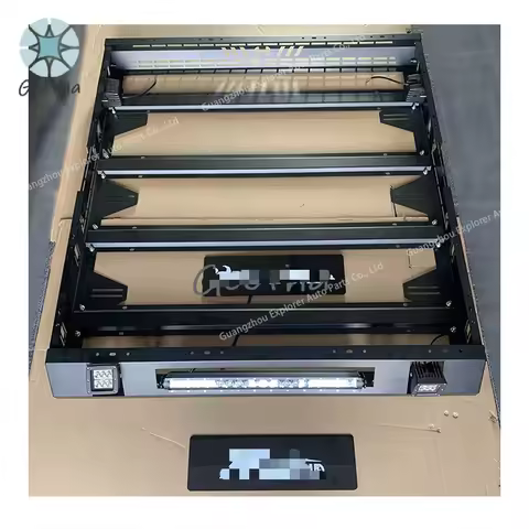 4WD Universal HM Roof Rack Luggage Basket for Ranger Hilux Dmax Np300 Luggage Cargo Carrier for 4x4 