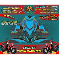 Soul gt sticker decal sticker motor souul gt decal motor soul gt 115cc sticker motor yamaha soul gt