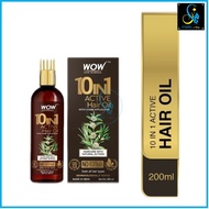 Wow 10 in 1  active hair oil 200ml [Ready  Stock]