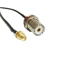 New UHF  Female Nut SO239  Switch SMA Jack  Pigtail Cable RG174  Wholesale 20cm/50cm/100cm