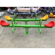 HY-# Kindergarten Community Children Outdoor Rocking Horse Outdoor Park Amusement Facilities Double Seesaw the Hokey Pok