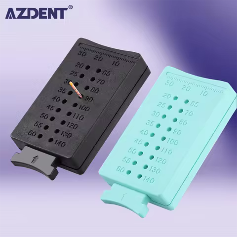 AZDENT Dental Instruments Endo Rulers Gutta Percha Cutter Measering Ruler Span Measure Scale Endodon