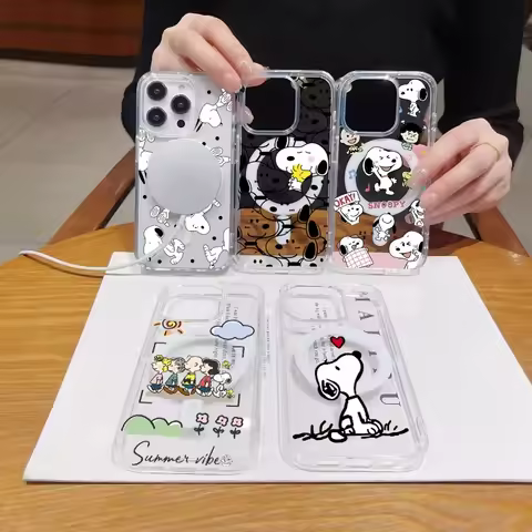 Phone Case for IPhone 16 Pro Max 17 Air 15 14 Plus 12 13 Mini 16E IPhone17 Magnetic Wireless Charge 