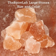 The Spice Lab s Premium Himalayan Pink Rock Salt 10 Pounds - Small Chunks the size of a golf ball