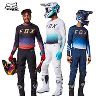 Fox ชุดแข่งรถวิบาก 2023 ชุดเสื้อกางเกง สําหรับชุดออฟโร้ด จักรยานวิบาก ผู้ชาย