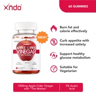 NEW Xndo Apple Cider Vinegar With 'The Mother' Gummies 60s