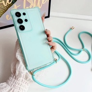 Matte Translucent Silicone Phone Case Compatible For Samsung Galaxy S25 Ultra S24 S25 FE S24 Ultra S