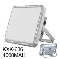 1000LM Solar-Powered Flood Light - 50W Rechargeable LED with Reflector Waterproof for Outdoor Constr