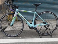 水藍美色女用碳纖維車AXMAN AZURE 碳纖維女用車SHIMANO R7000 22速變速SIZE:44 CM XXS嬌小美女適合