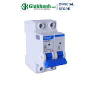 Aptomat CB Chống Quá Tải Và Ngắn Mạch MCB Chint NXB-63 63A 6kA 2P