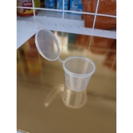 1oz Round Disposable Plastic Food container (50pcs) Bekas Sos 1oz