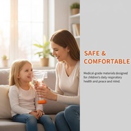 GOGG Universal Nebulizer Spacer Inhaler Kit with  Cup for Children Adults Babies Home Use Asthma Sol