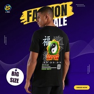 Kaos Domino Higgs Scatter Big Size S M L XL XXL 3XL 4XL 5XL Kakek Merah Kaos Laki Laki Jumbo Oversiz