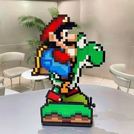 ชิ้นส่วนต่อชิ้นส่วนเซ็ต 71438 Super Mario Yoshi Pixel Mosaic ของเล่นเพื่อการศึกษา ของขวัญวันเกิดสำหร