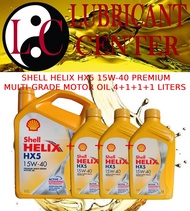 SHELL HELIX HX5 15W-40 PREMUIM MULTI-GRADE MOTOR OIL 7 LITERS