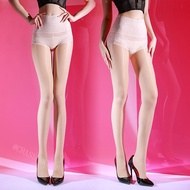 80KG Plus Size Men/Women Glossy Socks 912-Needle Silky Pony Hair Socks High-Waisted Lace Underwear O