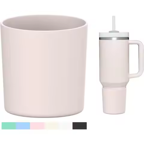 7.5cm Silicone Bottle Bottom Sleeve Anti-Slip Thickened Water Bottle Protective Case Cup Accessories