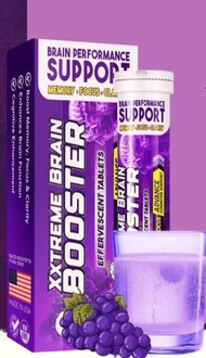 Xxtreme Brain Booster Effervescent Tablets - Best Trending DHA Brain Focus Brain Attention Sharp Mem