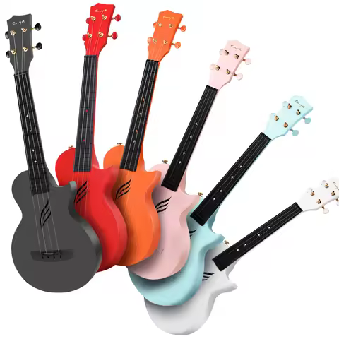 Enya NOVA U Acoustic Concert Ukulele, Carbon Fiber, Beginner Kit, String Hawaii, Miniwith Case Strap