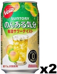 三得利 - F15420 Suntory 無酒精 0 卡路里梅酒超 Hi 350ml x (2罐裝)