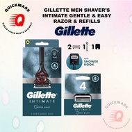 Gillette Men Shaver's Intimate Gentle & Easy Razor & Refills