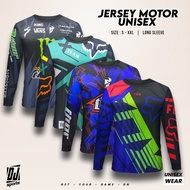 DJ Sport Unisex Motorcycle Long Sleeve Jersey - Size XS-5XL