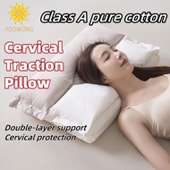 【SG】Pillow Orthopedic Cervical Pillow Neck Support Pain Pillow Ergonomic Cotton Adjustable Cervical 