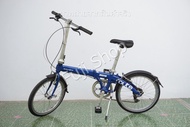 จักรยานพับได้ญี่ปุ่น - ล้อ 20 นิ้ว - มีเกียร์ - อลูมิเนียม - Dahon Route - สีน้ำเงิน [จักรยานมือสอง]