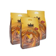 Combo 3 bịch cà phê hòa tan café sữa Plus King Coffee 50 gói x 20g