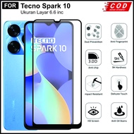 Tempered Glass Tecno Spark 10 Spark 10 5G Spark 10 Pro Spark 10c Screen Guard Protector List Hitam