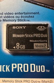 Sony 8GB Memory Stick Pro Duo MagicGate Mark2 記憶咭 / 記憶卡 for Sony CCD Digital Camera 數碼相機 / mini DV h